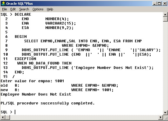Exception Handling in Oracle PL/SQL (Examples)